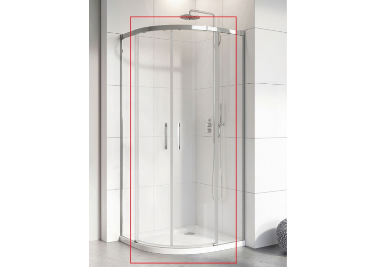  Душові двері RADAWAY Idea PDD 900x2000 хром/прозоре скло 387139-01-01