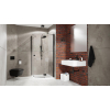  Комплект стін RADAWAY Essenza New Black PTJ 900Zx900Sx2000 чорний/прозоре скло 385050-54-01