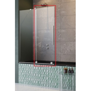 Шторка для ванны Radaway Furo PND II 538Lx1500 хром/прозрачное стекло 10109538-01-01L