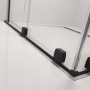 Шторка для ванны Radaway Furo Black PND II 538Rx1500 чёрный/прозрачное стекло 10109538-54-01R