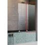 Неподвижный элемент шторки для ванны RADAWAY Furo 494x1500 золото/прозрачное стекло 10112494-01-01