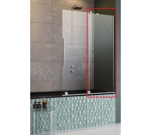 Неподвижный элемент шторки для ванны RADAWAY Furo 544x1500 золото/прозрачное стекло 10112544-01-01