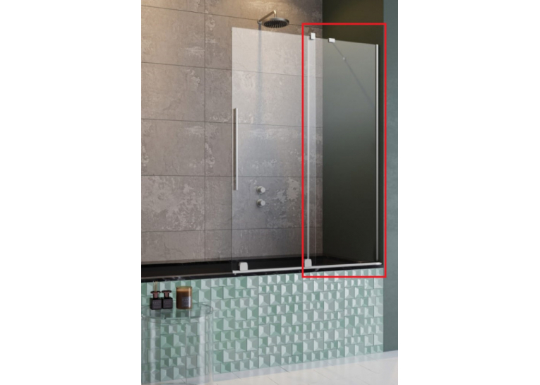  Нерухомий елемент шторки для ванни RADAWAY Furo 544x1500 золото/прозоре скло 10112544-01-01