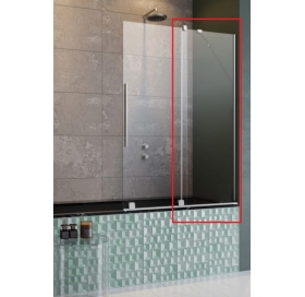 Нерухомий елемент шторки для ванни RADAWAY Furo 594x1500 золото/прозоре скло 101..