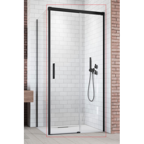 Душові двері RADAWAY Idea Black KDJ 1000Rx2005 чорний/прозоре скло 387040-54-01R