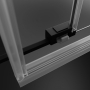  Душові двері RADAWAY Idea Black KDJ 1000Rx2005 чорний/прозоре скло 387040-54-01R