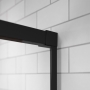 Душевая дверь RADAWAY Idea Black KDJ 1000Rx2005 чёрный/прозрачное стекло 387040-54-01R