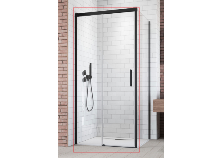  Душові двері RADAWAY Idea Black KDJ 1200Lx2005 чорний/прозоре скло 387042-54-01L