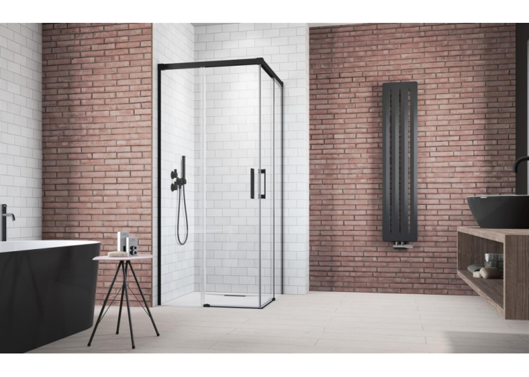  Душові двері RADAWAY Idea Black KDD 1200Rx2005 чорний/прозоре скло 387064-54-01R