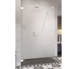 Душова кабіна RADAWAY Essenza Pro White Walk-in 900x2000 білий/прозоре скло 10103090-04-01