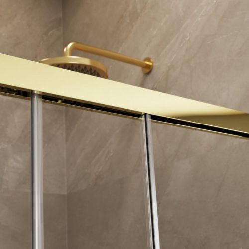 Душевая кабина RADAWAY Idea Gold KDD 900x900x2005 золото/прозрачное стекло 387060-09-01R+387060-09-01L