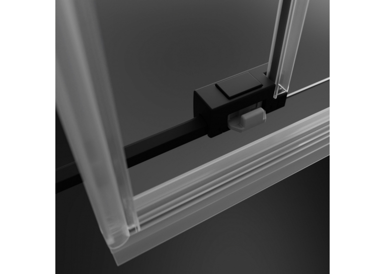 Душевая дверь RADAWAY Idea Black KDD 1100Lx2005 чёрный/прозрачное стекло 387063-54-01L