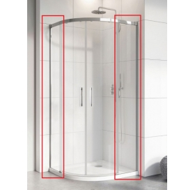 Комплект душових стінок RADAWAY Idea PDD 900Lx900Rx2005 хром/прозоре скло 387140..