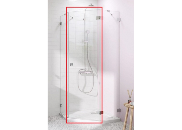  Душові двері RADAWAY Essenza Pro PTJ 570Rx2000 хром/прозоре скло 10100000-01-01R