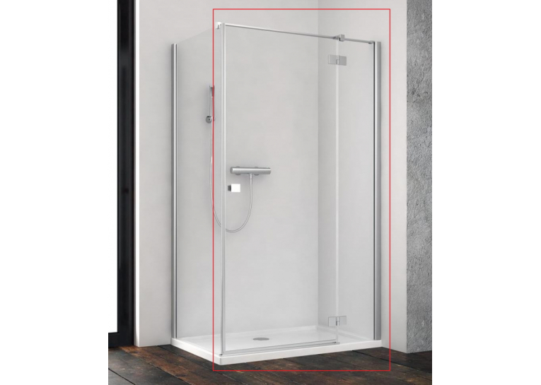  Душові двері RADAWAY Essenza New KDJ 1000Rx2000 хром/прозоре скло 385040-01-01R