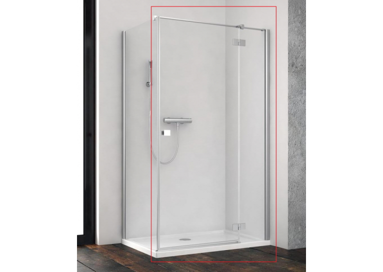 Душевая дверь RADAWAY Essenza New KDJ 1000Rx2000 хром/прозрачное стекло 385040-01-01R