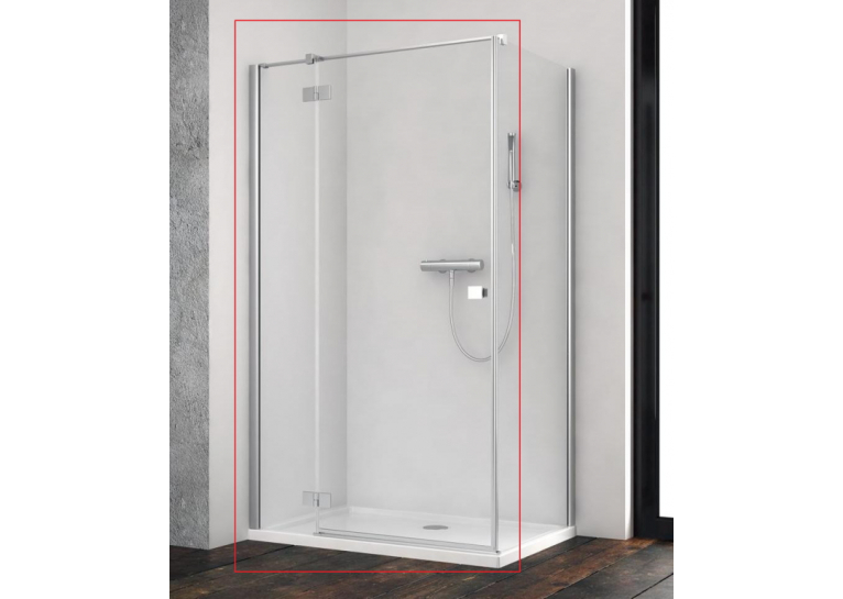  Душові двері RADAWAY Essenza New KDJ 1200Lx2000 хром/прозоре скло 385042-01-01L