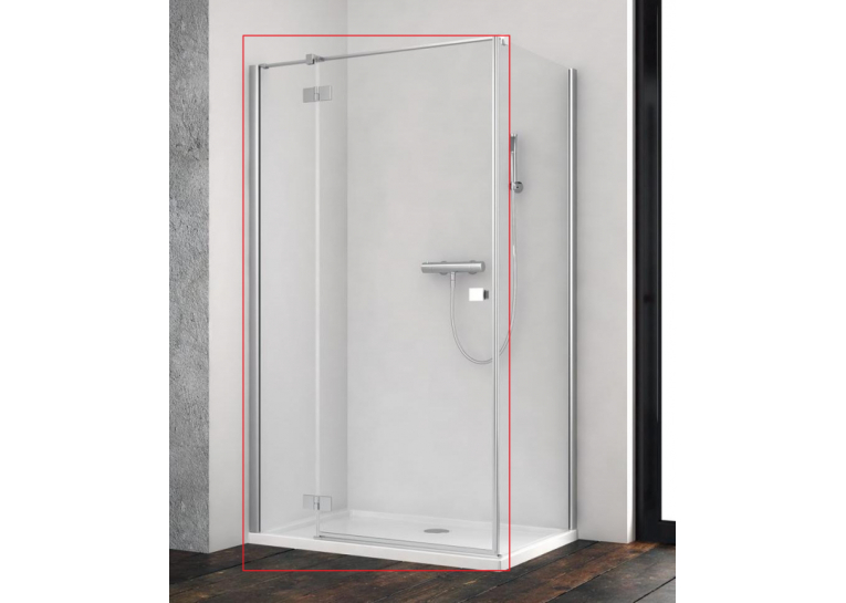  Душові двері RADAWAY Essenza New KDJ 900Lx2000 хром/прозоре скло 385044-01-01L