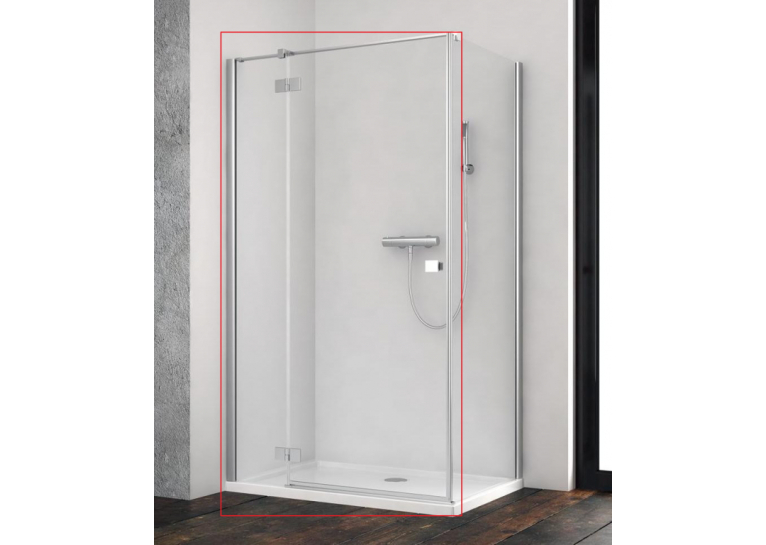  Душові двері RADAWAY Essenza New KDJ 900Lx2000 хром/прозоре скло 385044-01-01L