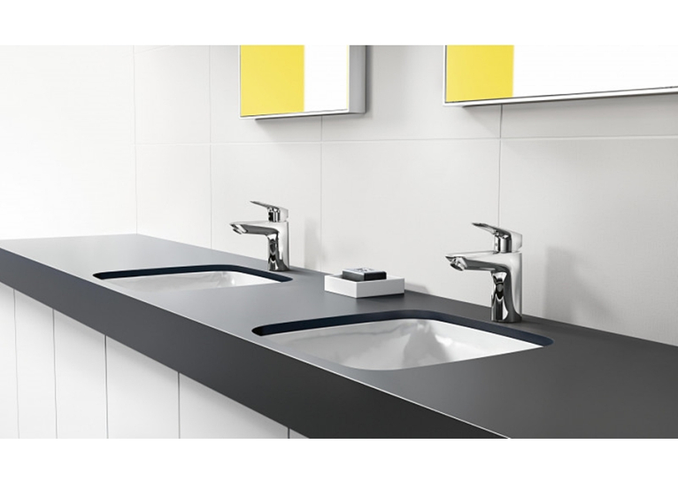 Змішувач Hansgrohe Logis 100 для умивальника з донним клапаном push-open (71107000)