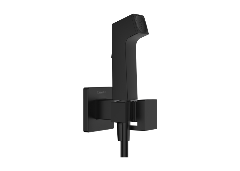 Комплект гигиенического душа Hansgrohe E EcoSmart+ на смешанную воду MattBlack (29233670)