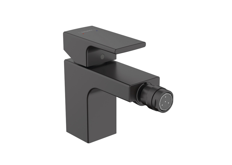 Змішувач Hansgrohe Vernis Shape для біде з металевим донним клапаном Matt Black (71219670)