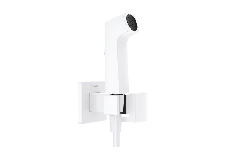 Комплект гігієнічного душу Hansgrohe E EcoSmart+ на змішану воду MattWhite (29233700)