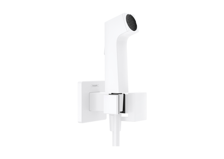 Комплект гігієнічного душу Hansgrohe E EcoSmart+ на змішану воду MattWhite (29233700)