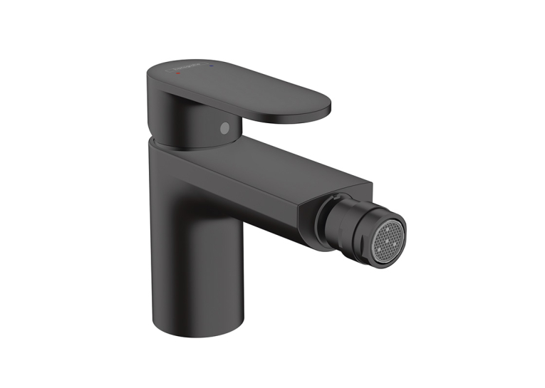Смеситель Hansgrohe Vernis Blend для биде с металлическим донным клапаном Matt Black (71218670)