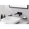Змішувач Hansgrohe Logis для умивальника зі стіни прихованого монтажу 195 мм, Matt Black (71220670)