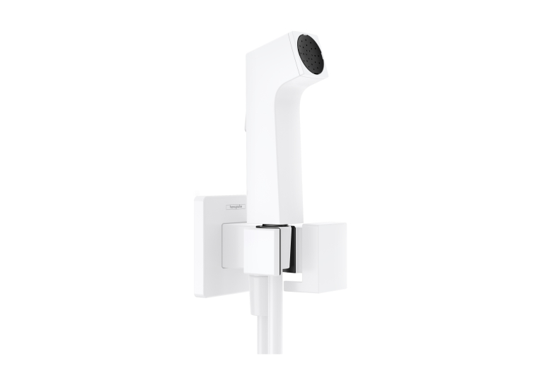 Комплект гігієнічного душу Hansgrohe E EcoSmart+ на холодну воду MattWhite (29231700)