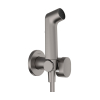 Комплект гігієнічного душу Hansgrohe S EcoSmart+ на змішану воду Brushed Black Chrome (29232340)