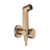 Комплект гігієнічного душу Hansgrohe S EcoSmart+ на змішану воду Brushed Bronze (29232140) (Пошкоджене пакування)