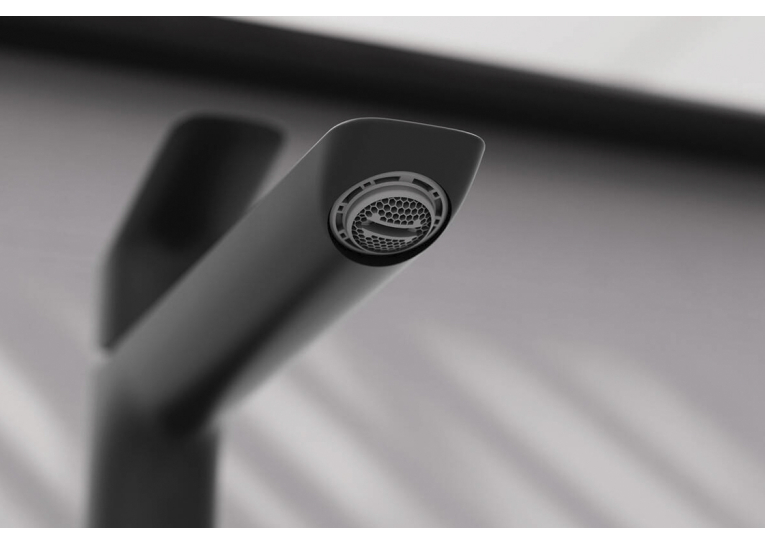 Змішувач Hansgrohe Logis Fine 110 для умивальника з донним клапаном push-open, Matt Black (71252670)