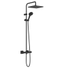 Душевая система Hansgrohe Vernis Shape Showerpipe 240 1jet EcoSmart с термостатом, Matt Black (26429670)