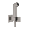 Комплект гигиенического душа Hansgrohe E EcoSmart+ на смешанную воду Brushed Black Chrome (29233340) (Повреждённая упаковка)