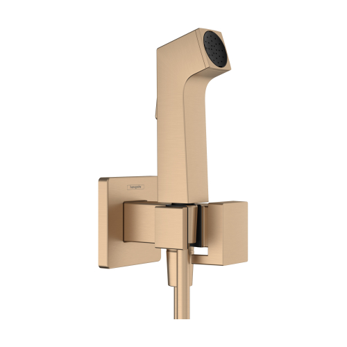 Комплект гігієнічного душу Hansgrohe E EcoSmart+ на змішану воду Brushed Bronze (29233140) (Пошкоджене пакування)