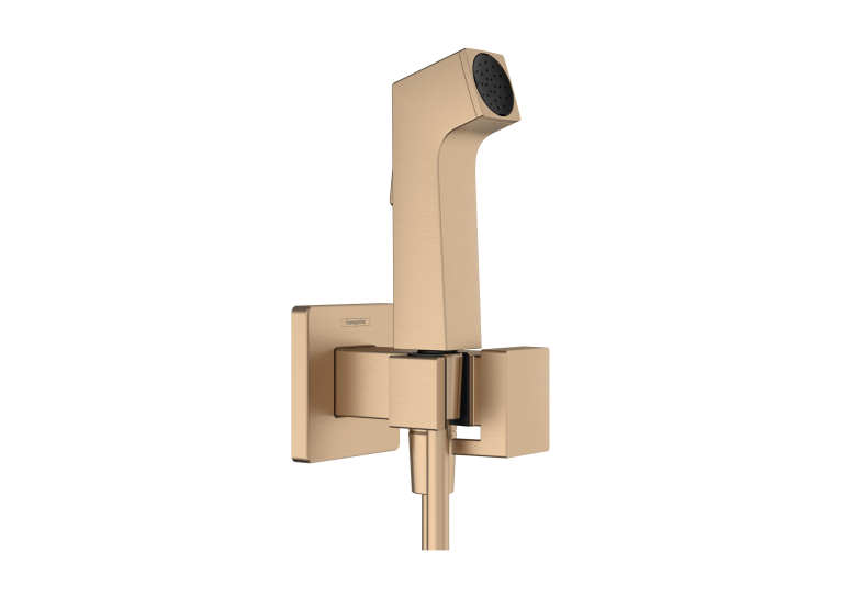 Комплект гігієнічного душу Hansgrohe E EcoSmart+ на змішану воду Brushed Bronze (29233140) (Пошкоджене пакування)