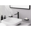 Смеситель Hansgrohe Logis Fine 240 для умывальника без донного клапана, Matt Black (71258670)
