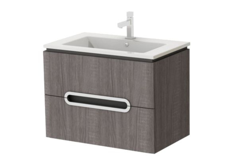 Тумба Ювента Prato Pr-75 трюфель з умивальником Atria-75