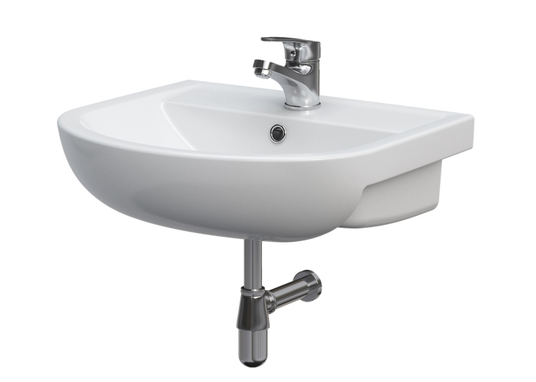 Тумба підлогова JUVENTA MONIKA М1-50 біла з умивальником Arteco 50 Monika M1-50 White