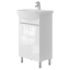Тумба підлогова JUVENTA MONIKA М1-50 біла з умивальником Arteco 50 Monika M1-50 White