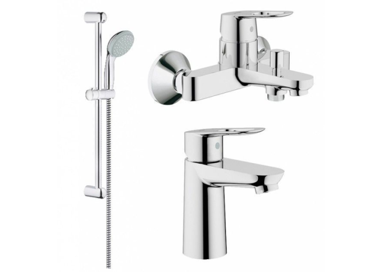 Комплект змішувачів GROHE BauLoop 123214S (23337000 + 32815000 + 27598000)