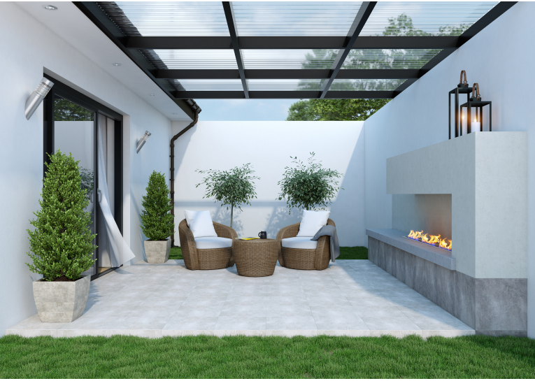  Мастило Cersanit Febe DARK GREY 42x42