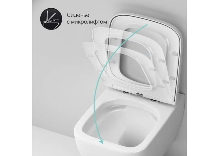  Унітаз підвісний AM.PM Gem FlashClean C901701SC із сидінням Soft Close