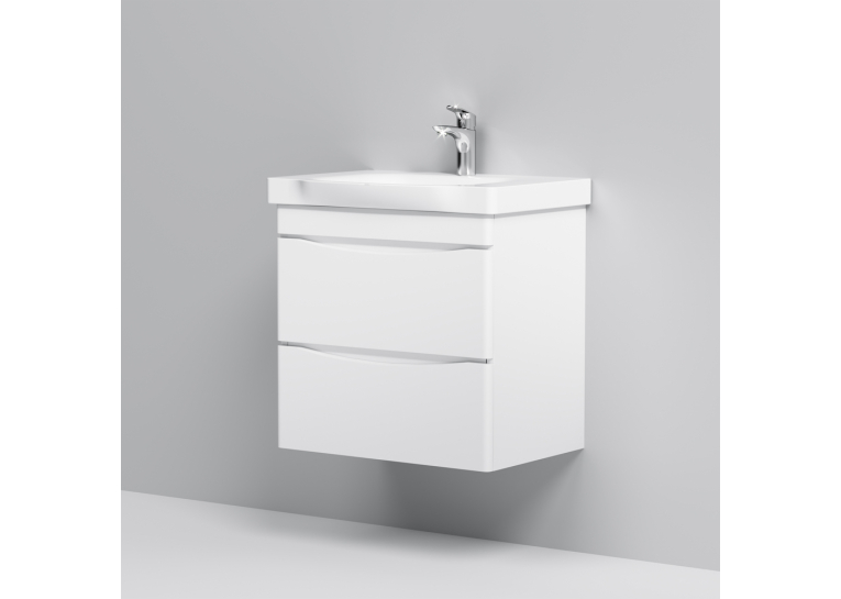 Тумба з умивальником AM.PM Like 65 M80-FHX0652-WC0652-38 білий глянець