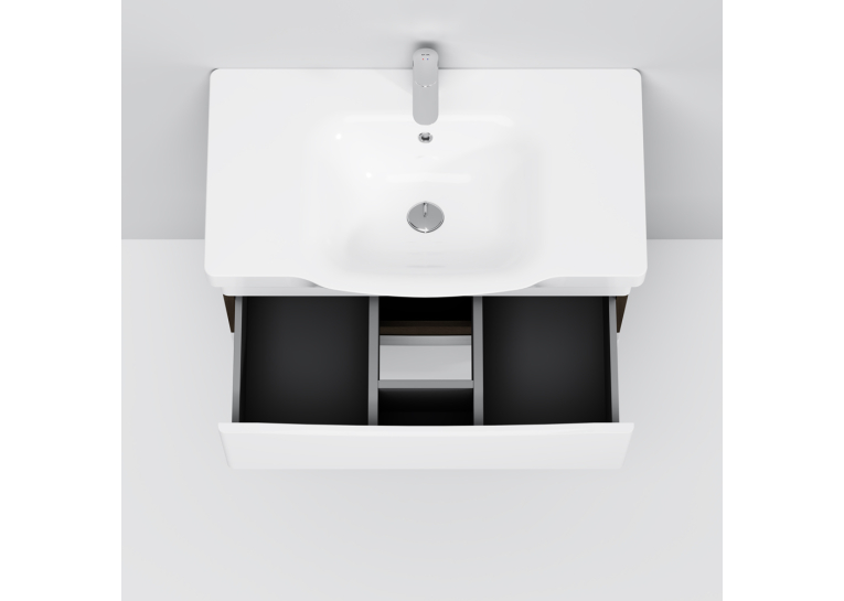 Тумба с умывальником AM.PM Like 80 M80-FHX0802-WC0802-38 белый глянец