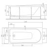  Панель для ванни фронтальна AM.PM Like 150х70 W80A-150-070W-P