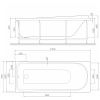 Панель для ванны фронтальная AM.PM Like 170х70 W80A-170-070W-P