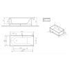  Панель для ванни фронтальна AM.PM Spirit 180х80 W72A-180-080W-P2